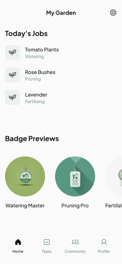 BeeWise garden mapping app interface